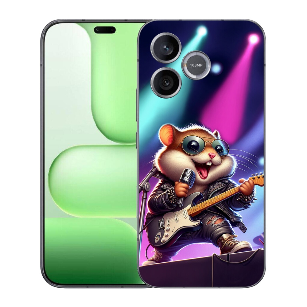 Gélový kryt mmCase na Honer 600 Lite - škrečok rocker