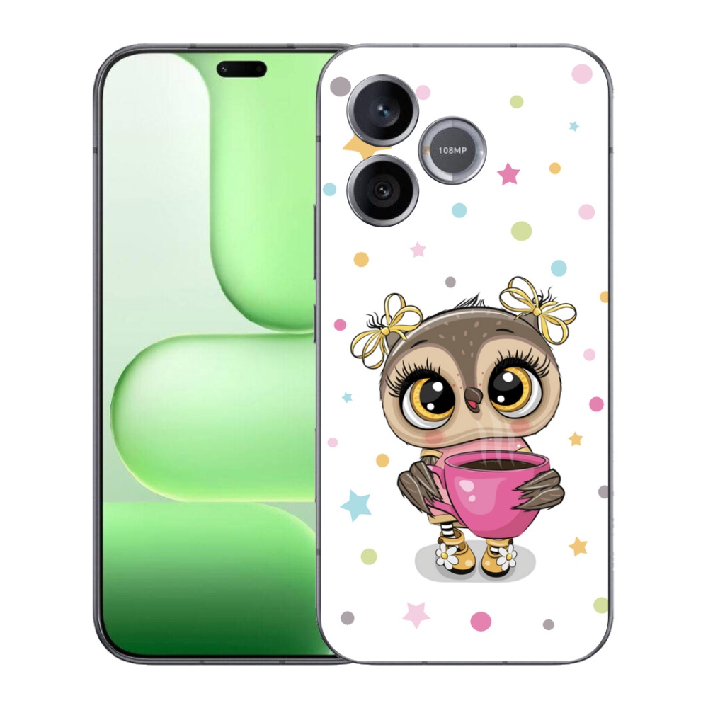 Gélový kryt mmCase na Honer 600 Lite - kreslená sovička