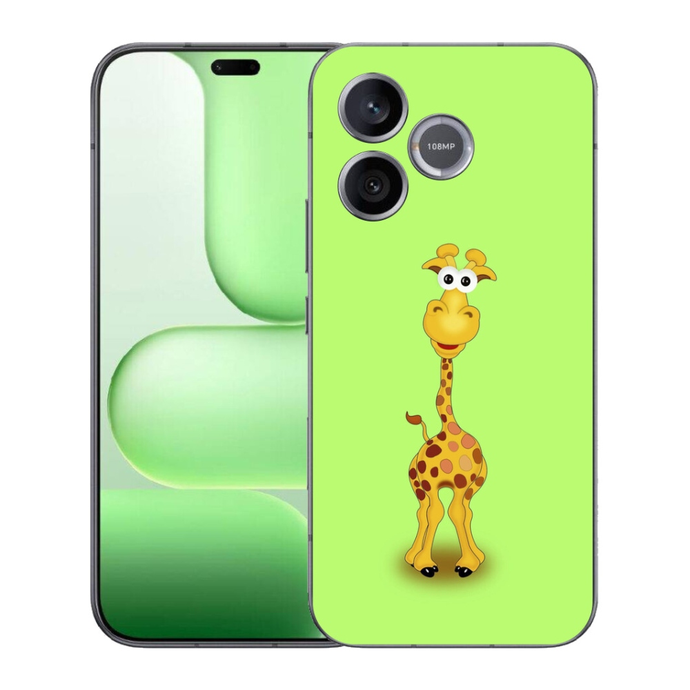 Gélový kryt mmCase na Honer 600 Lite - kreslená žirafa