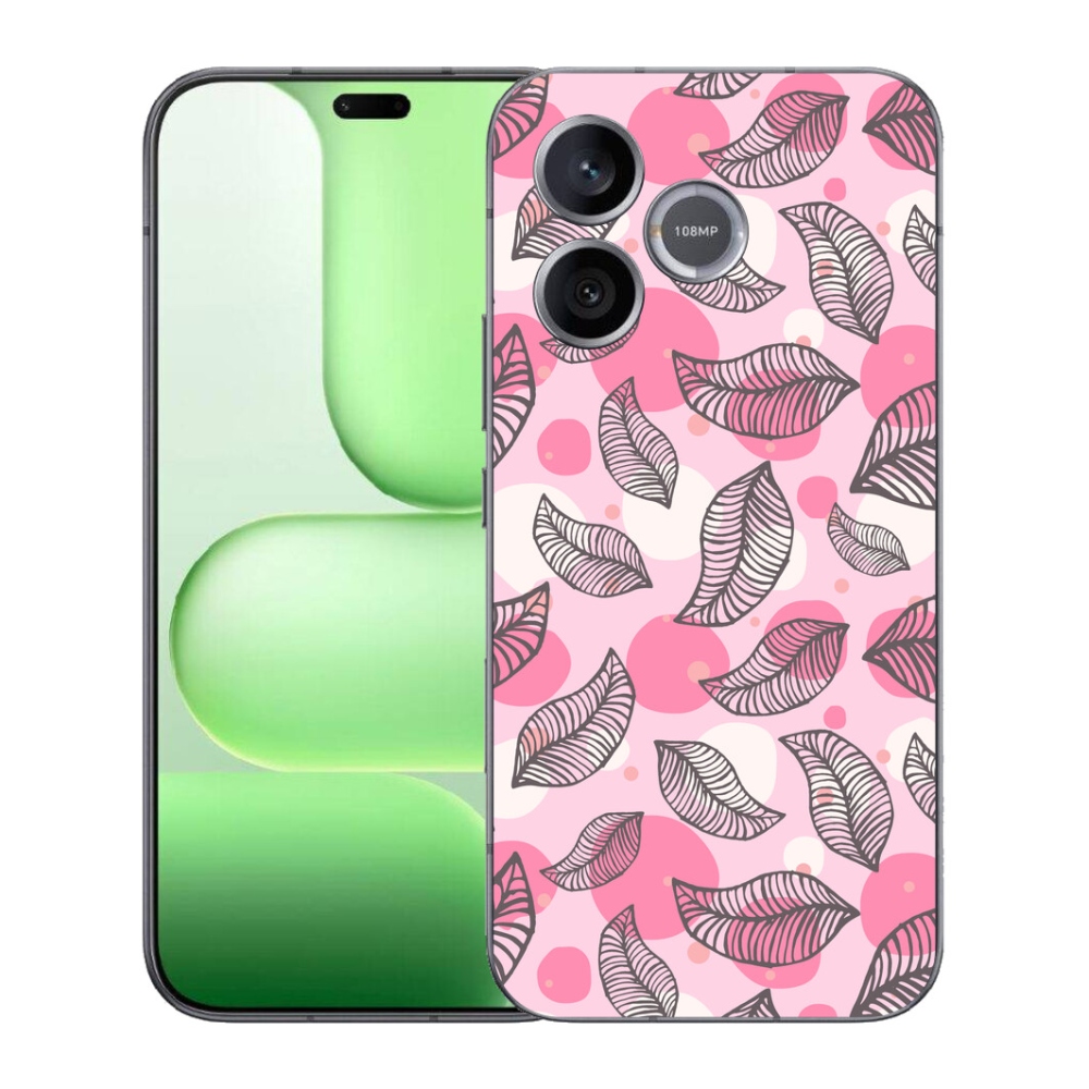 Gélový kryt mmCase na Honer 600 Lite - kreslené padajúce listy