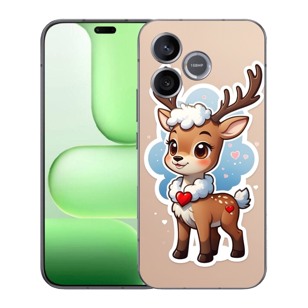 Gélový kryt mmCase na Honer 600 Lite - kreslený sob