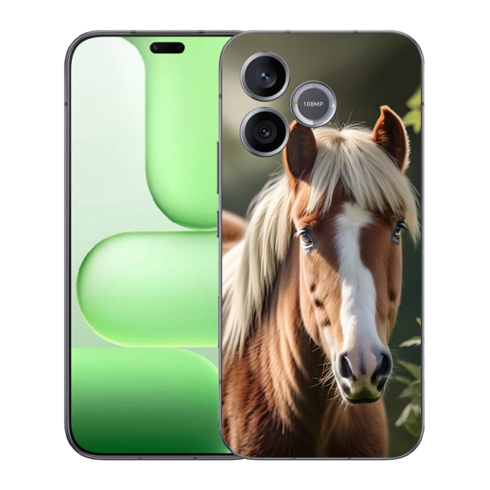 Gélový kryt mmCase na Honer 600 Lite - kôň so svetlou hrivou