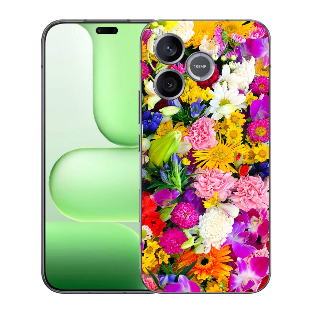 Gélový kryt mmCase na Honer 600 Lite - kvety 12