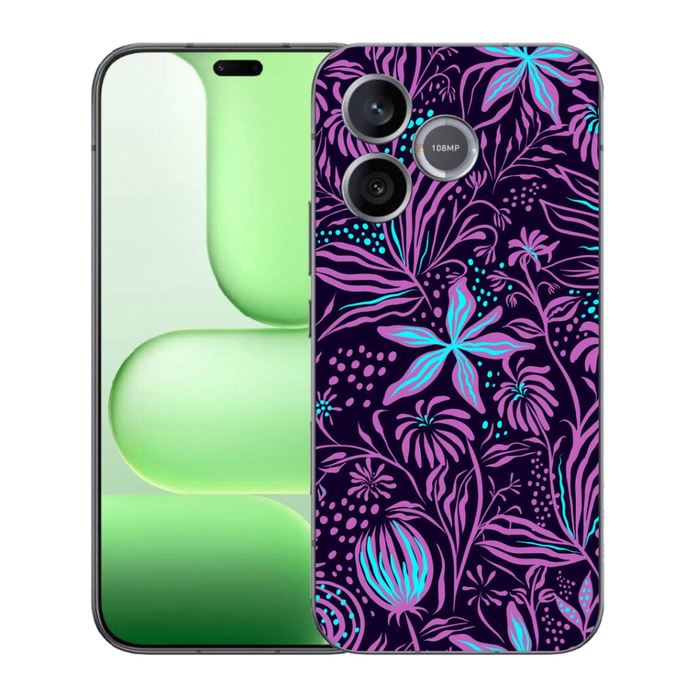 Gélový kryt mmCase na Honer 600 Lite - kvety 2
