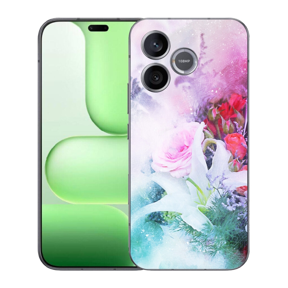 Gélový kryt mmCase na Honer 600 Lite - kvety 4