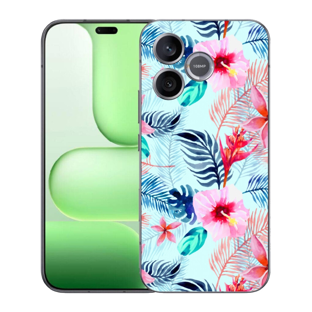 Gélový kryt mmCase na Honer 600 Lite - kvety