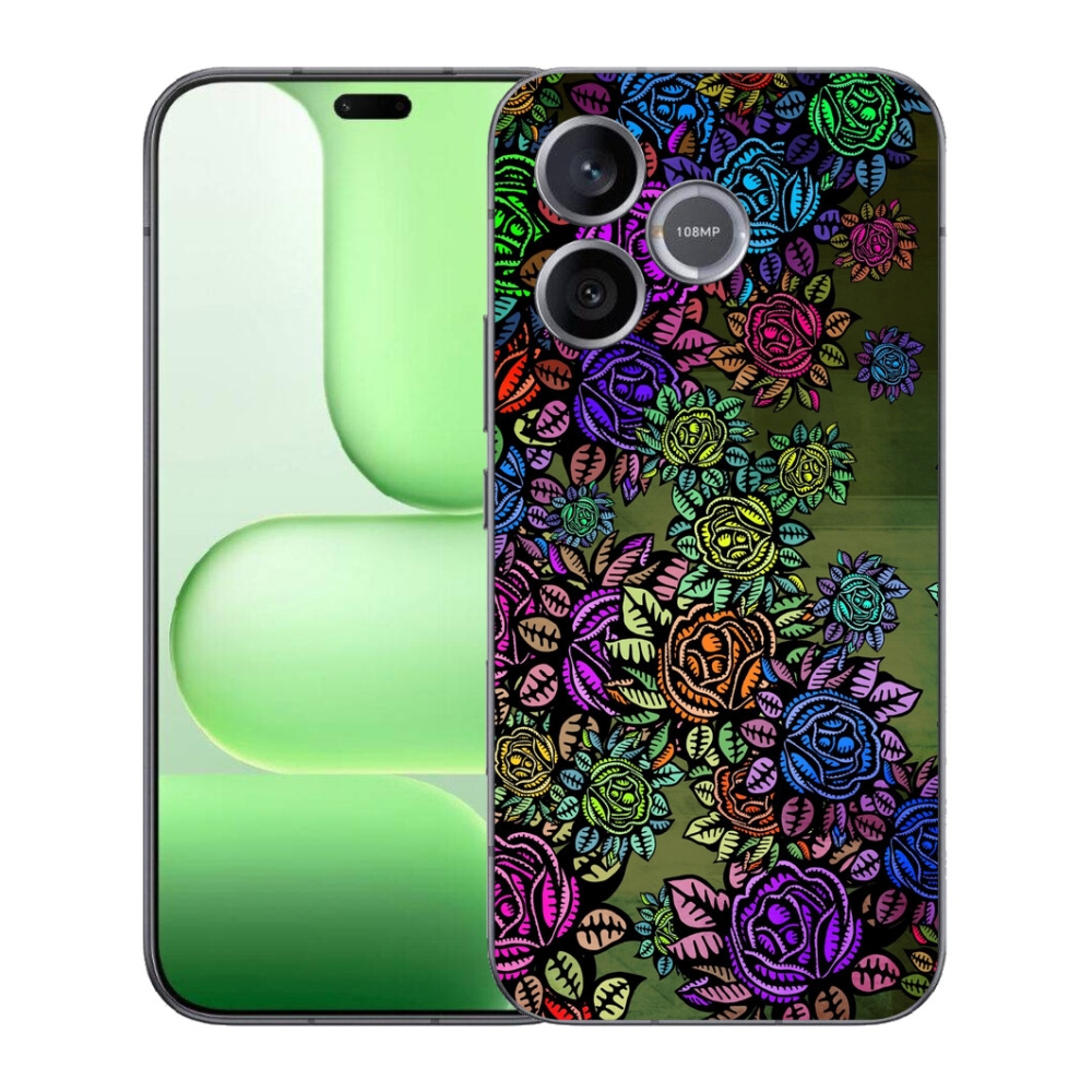 Gélový kryt mmCase na Honer 600 Lite - kvety 6