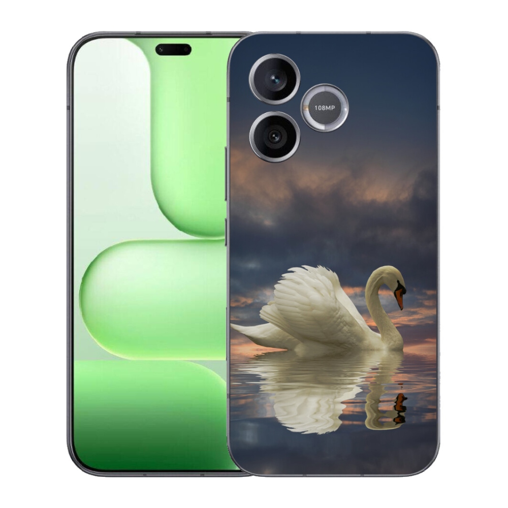 Gélový kryt mmCase na Honer 600 Lite - labuť