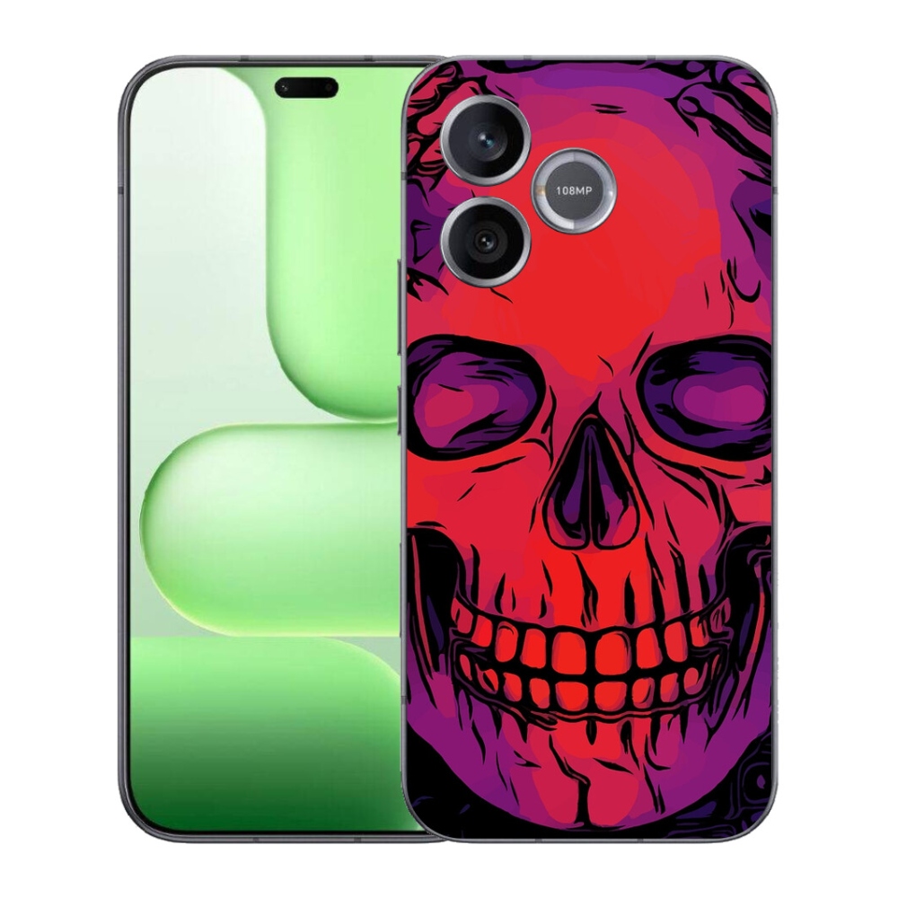 Gélový kryt mmCase na Honer 600 Lite - lebka
