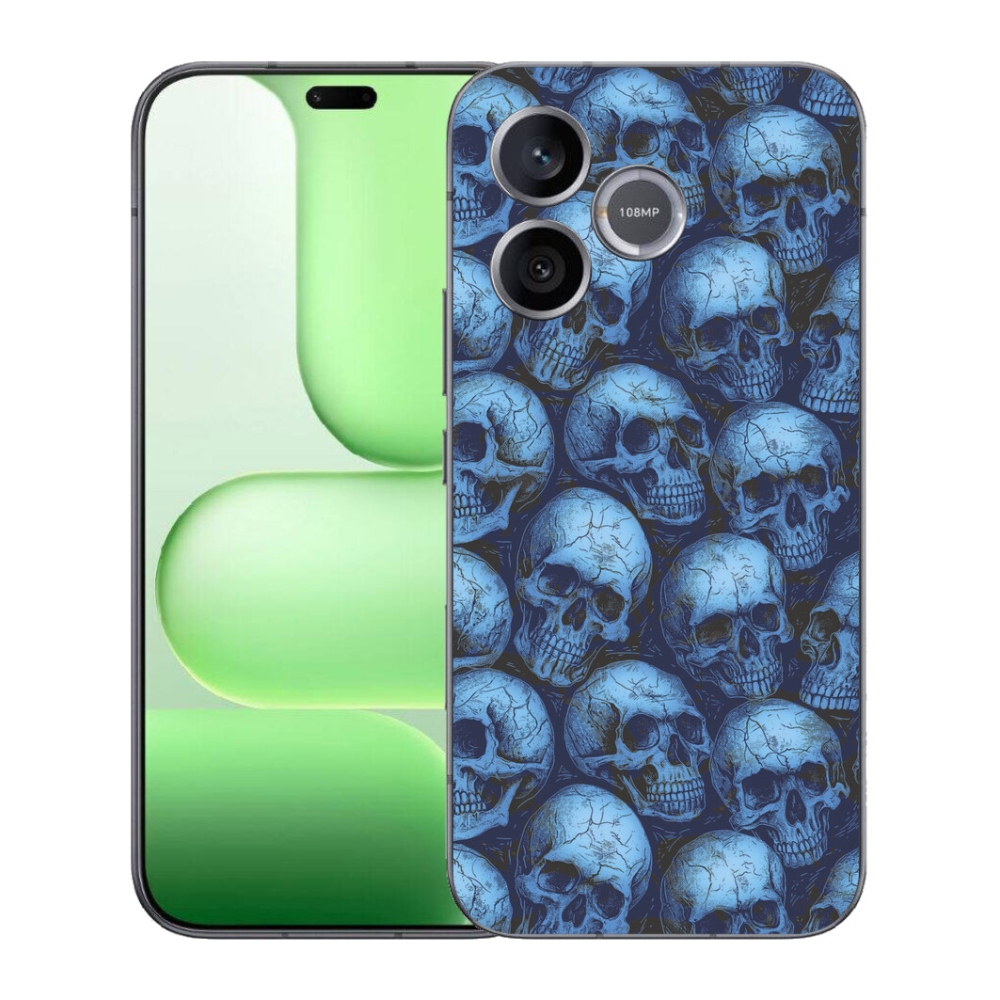 Gélový kryt mmCase na Honer 600 Lite - lebky