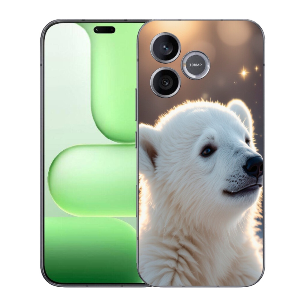 Gélový kryt mmCase na Honer 600 Lite - ľadový medveď