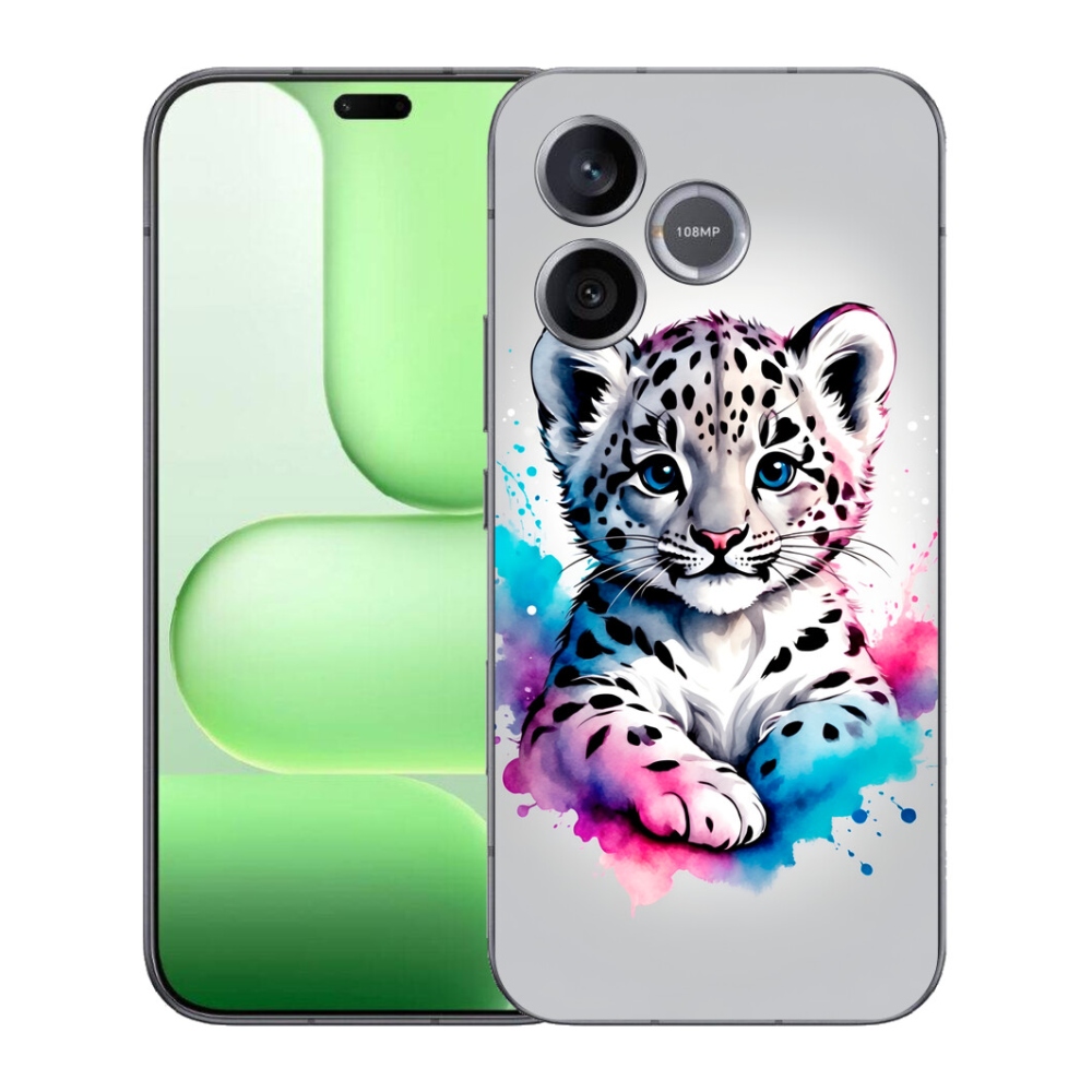 Gélový kryt mmCase na Honer 600 Lite - leopardej mláďa