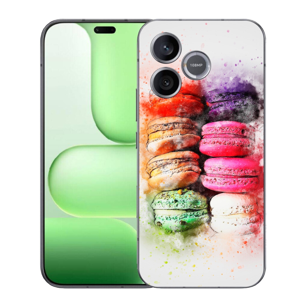 Gélový kryt mmCase na Honer 600 Lite - makrónky