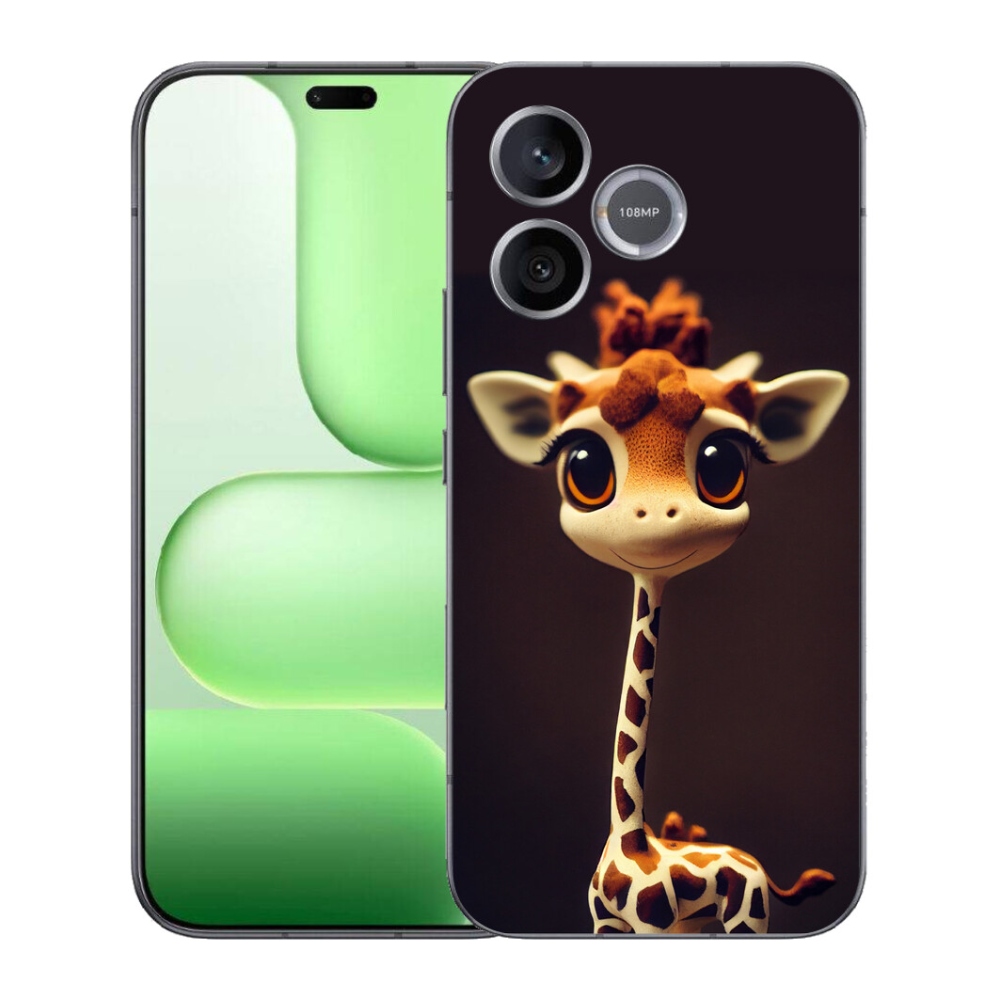 Gélový kryt mmCase na Honer 600 Lite - malá žirafa
