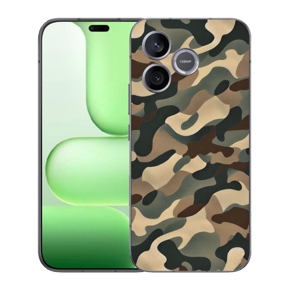 Gélový kryt mmCase na Honer 600 Lite - maskáčový vzor 11