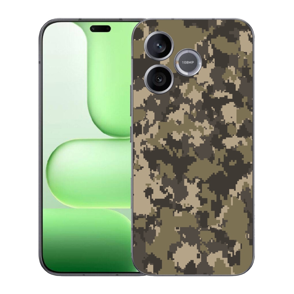 Gélový kryt mmCase na Honer 600 Lite - maskáčový vzor 12