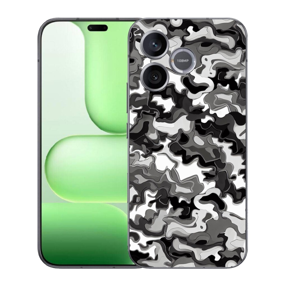 Gélový kryt mmCase na Honer 600 Lite - maskáčový vzor 3