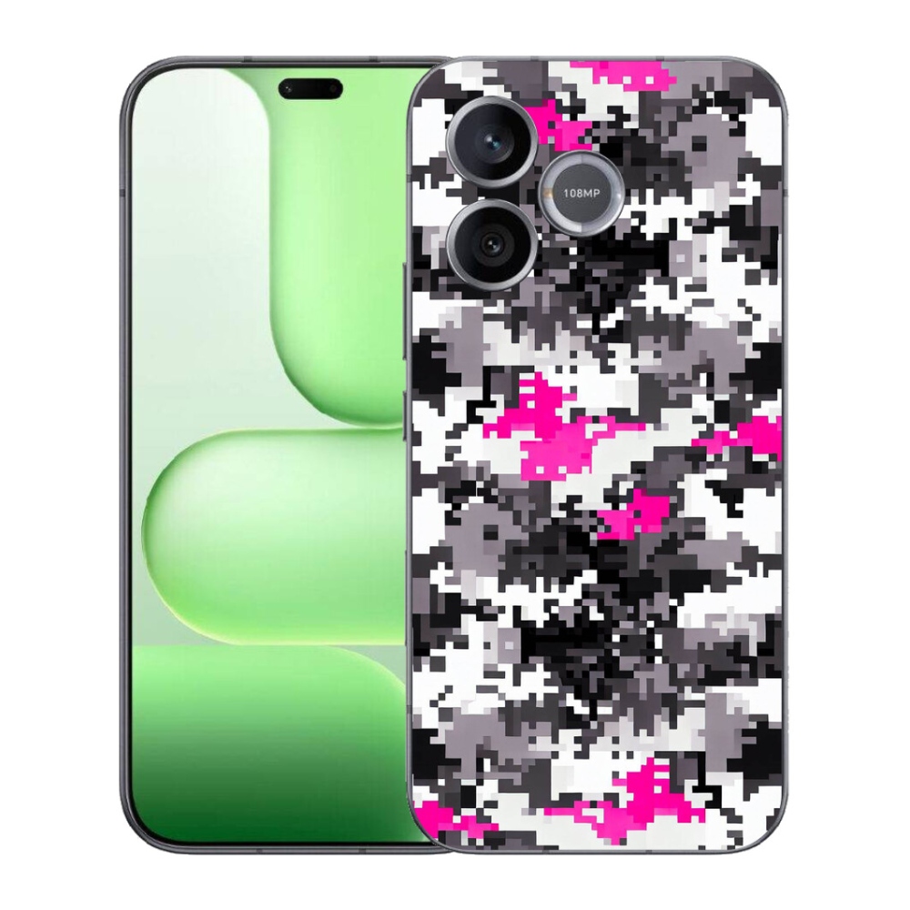 Gélový kryt mmCase na Honer 600 Lite - maskáčový vzor 4