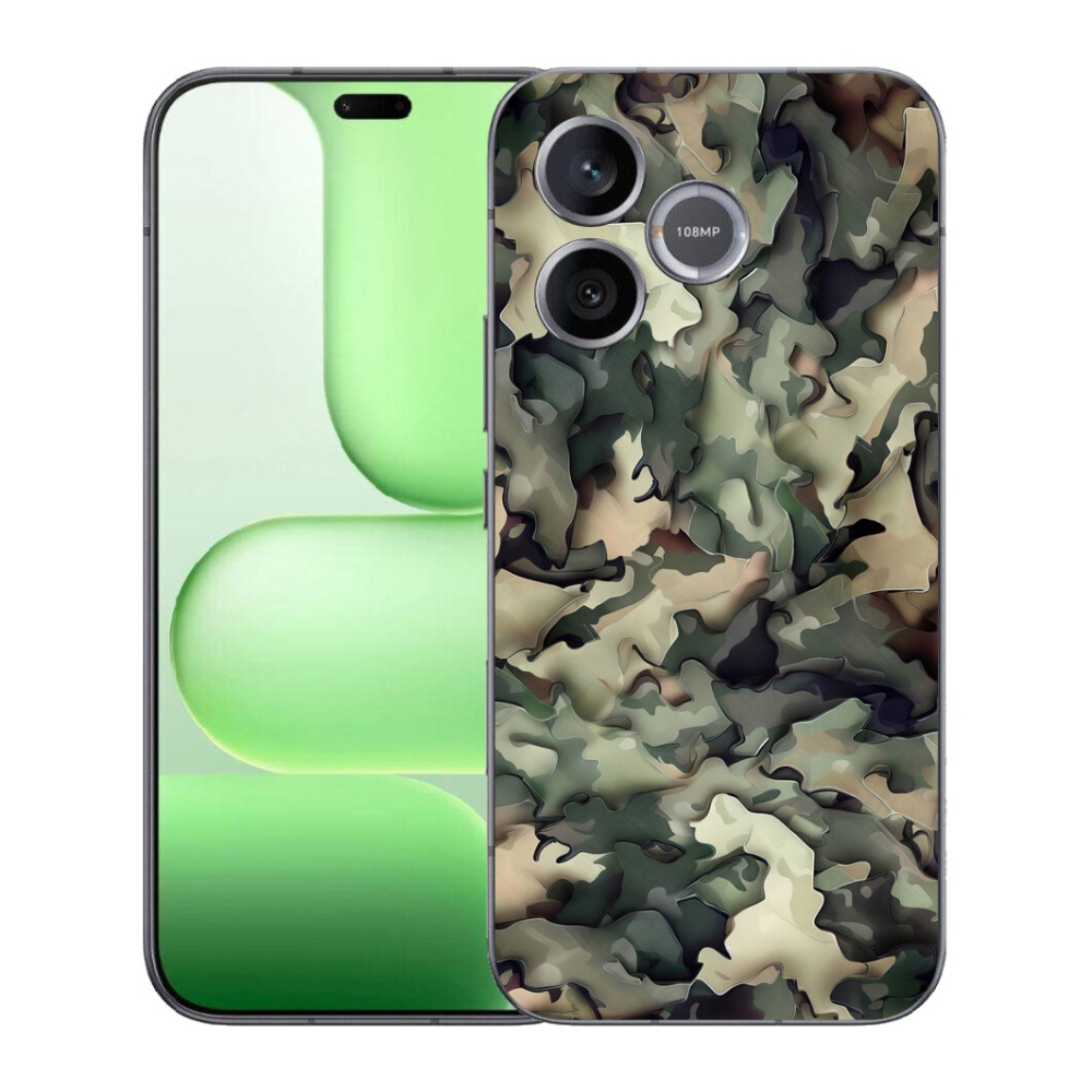 Gélový kryt mmCase na Honer 600 Lite - maskáčový vzor 9