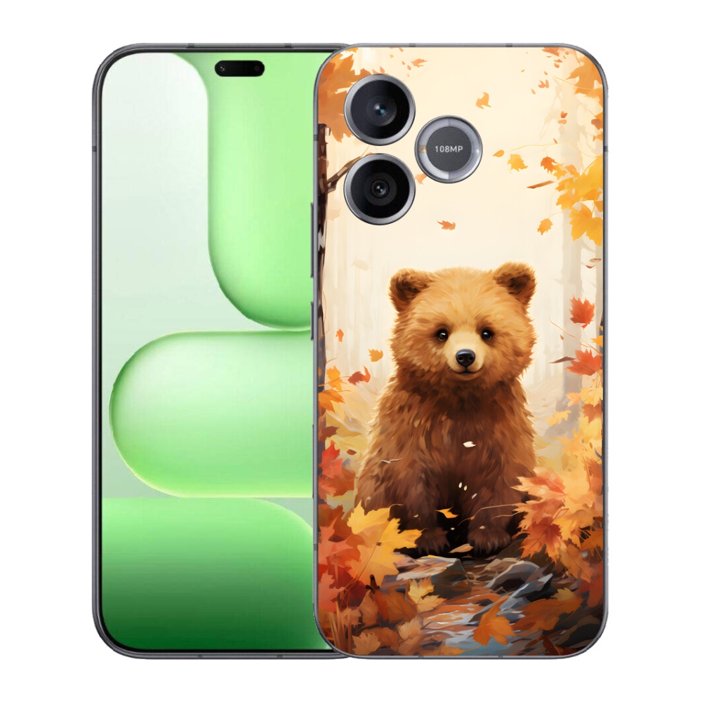 Gélový kryt mmCase na Honer 600 Lite - medveď v lese