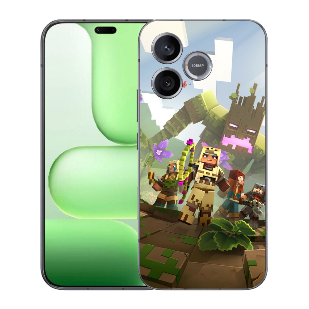 Gélový kryt mmCase na Honer 600 Lite - minecraft 1