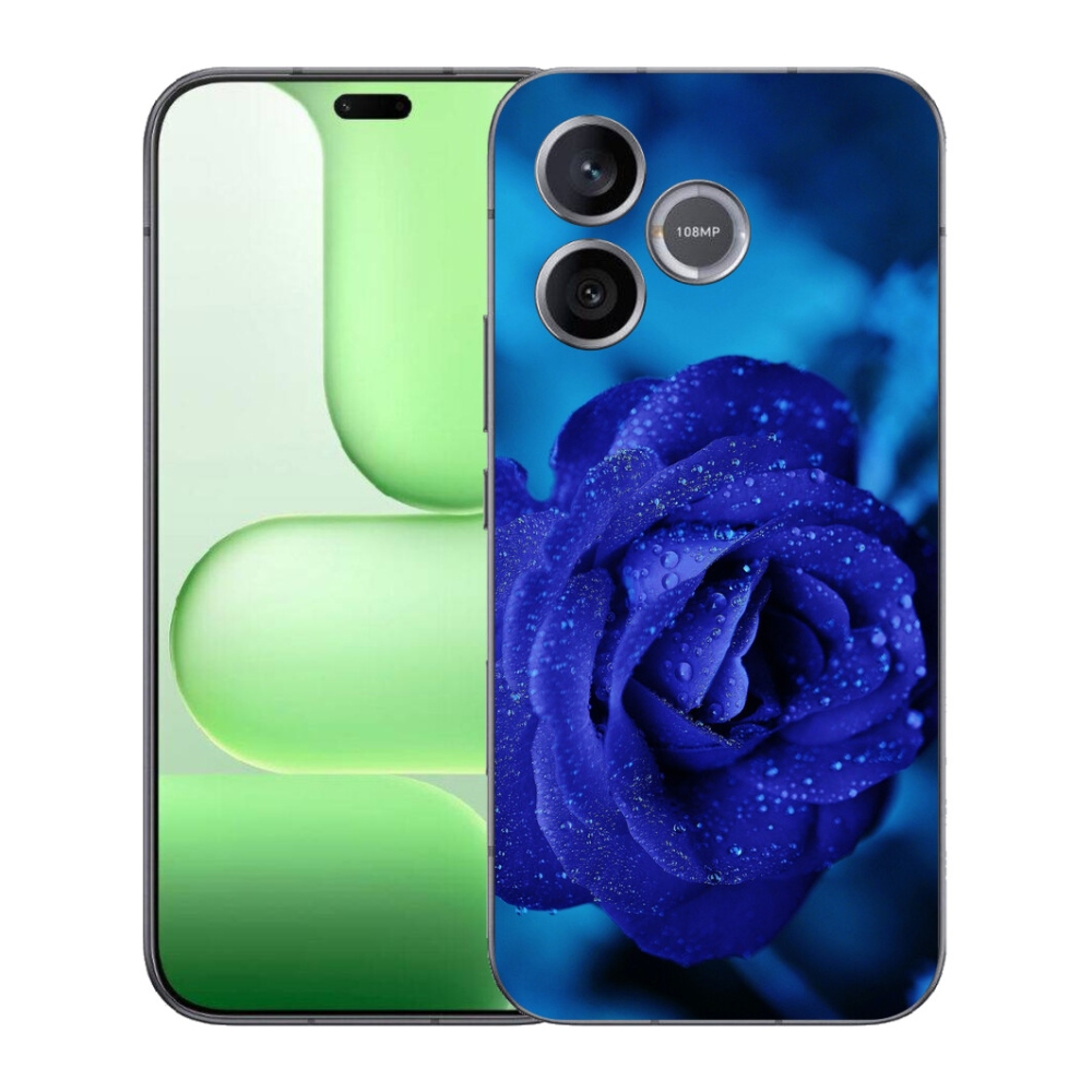 Gélový kryt mmCase na Honer 600 Lite - modrá ruža