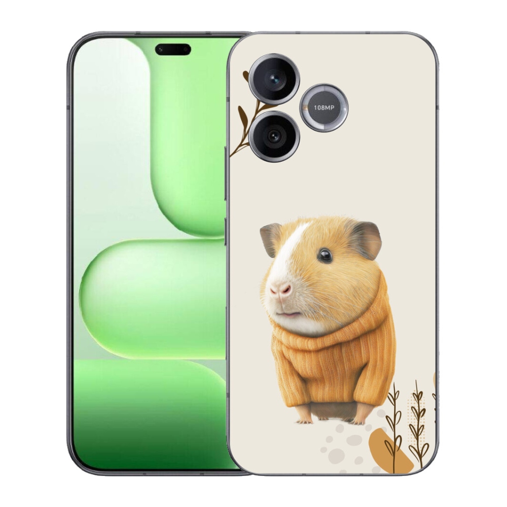 Gélový kryt mmCase na Honer 600 Lite - morča vo svetri