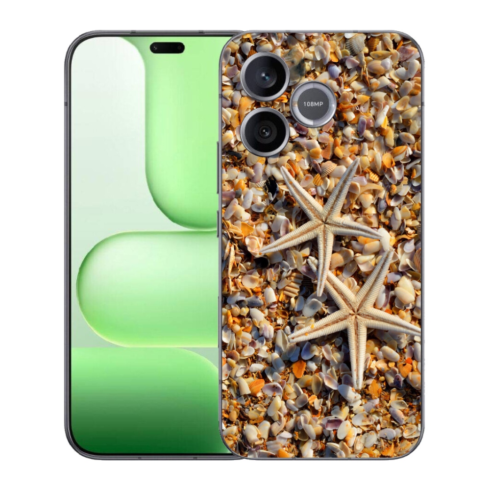 Gélový kryt mmCase na Honer 600 Lite - morské hviezdice