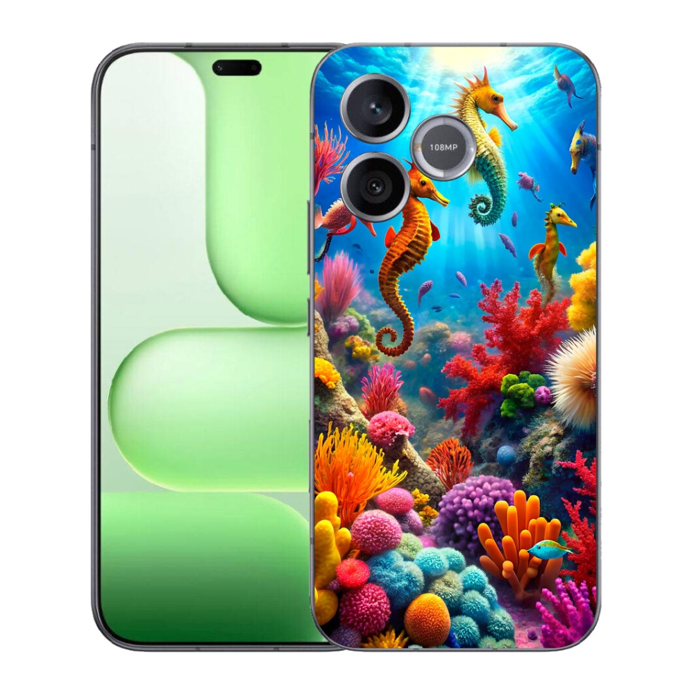 Gélový kryt mmCase na Honer 600 Lite - morský svet 3