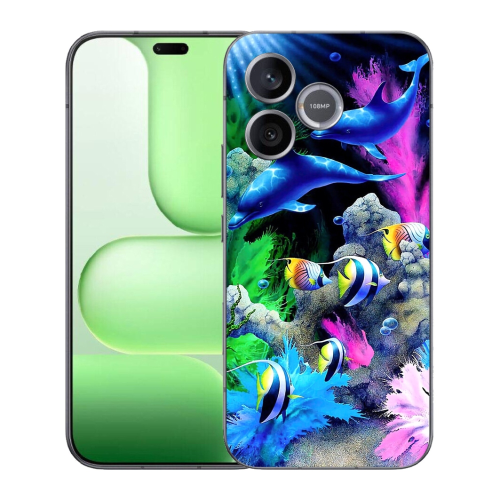 Gélový kryt mmCase na Honer 600 Lite - morský svet