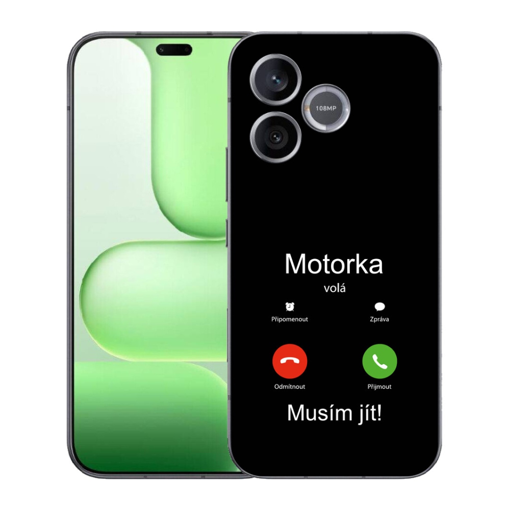 Gélový kryt mmCase na Honer 600 Lite - motorka volá čierne pozadie