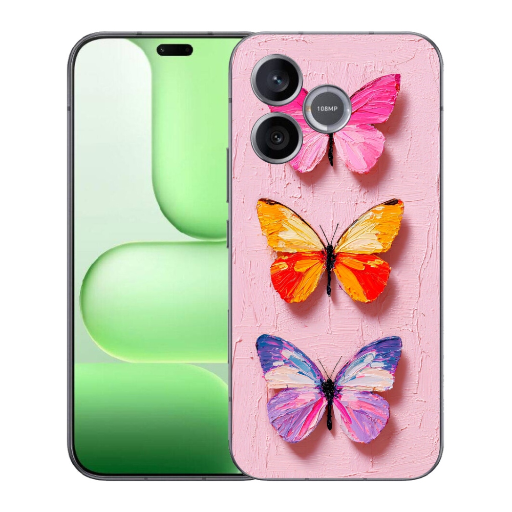 Gélový kryt mmCase na Honer 600 Lite - motýlia trojica