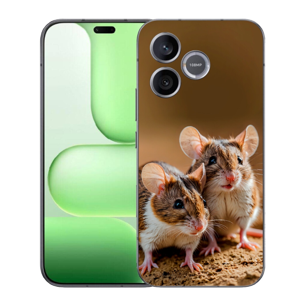 Gélový kryt mmCase na Honer 600 Lite - myší duo