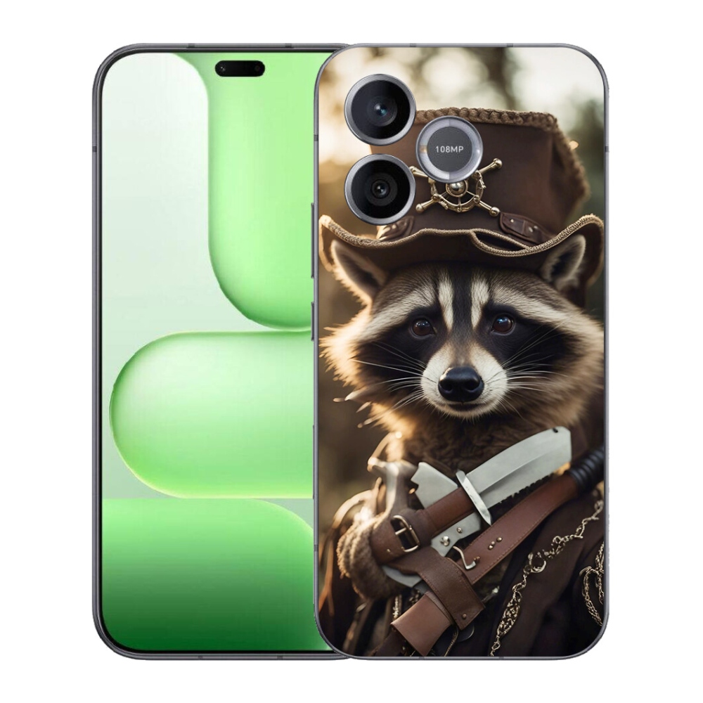 Gélový kryt mmCase na Honer 600 Lite - mýval v uniforme