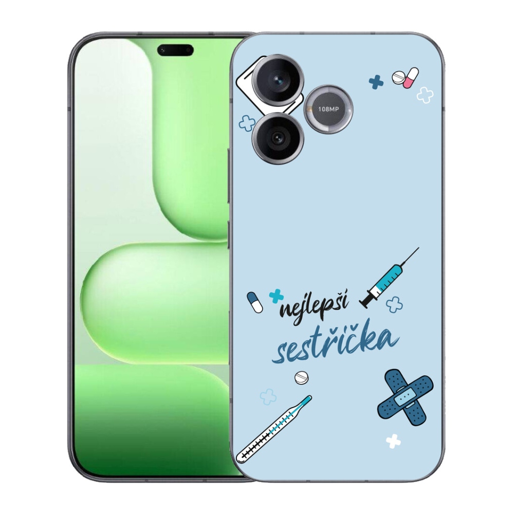 Gélový kryt mmCase na Honer 600 Lite - najlepšia sestrička modré pozadie