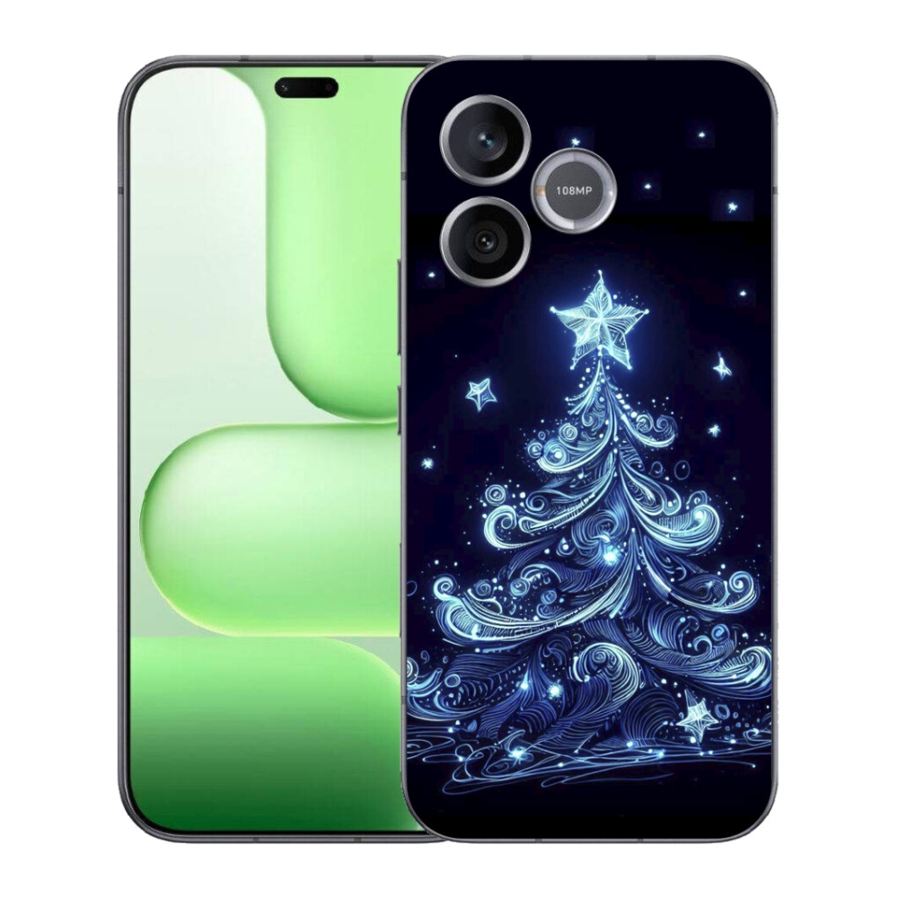 Gélový kryt mmCase na Honer 600 Lite - neónový vianočný stromček 4