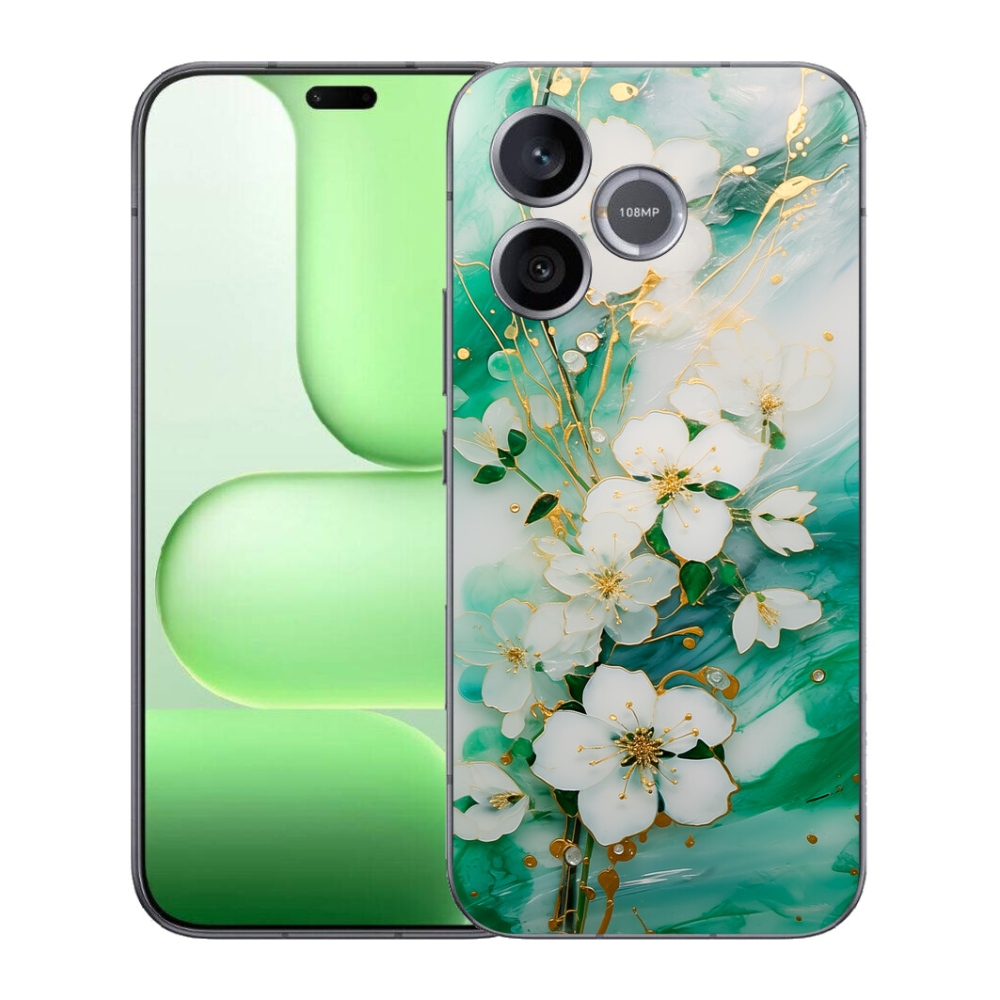 Gélový kryt mmCase na Honer 600 Lite - nežné kvety
