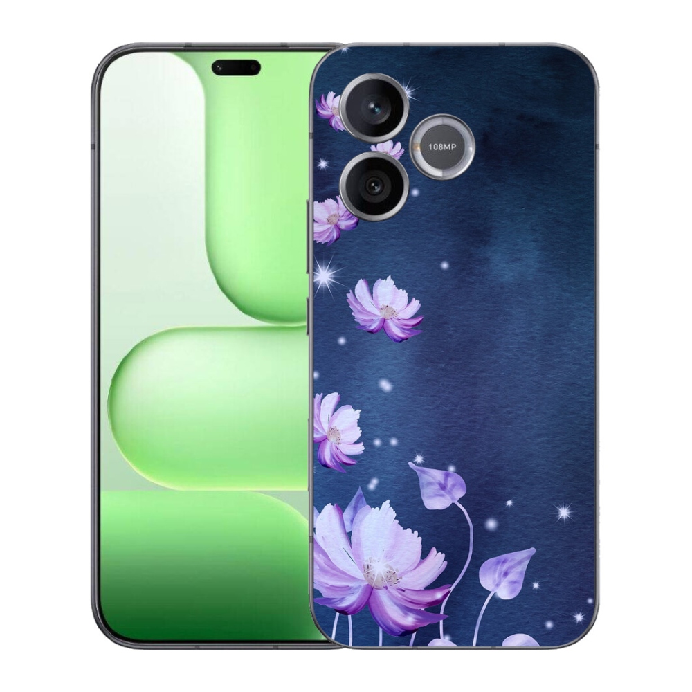Gélový kryt mmCase na Honer 600 Lite - padajúce kvety