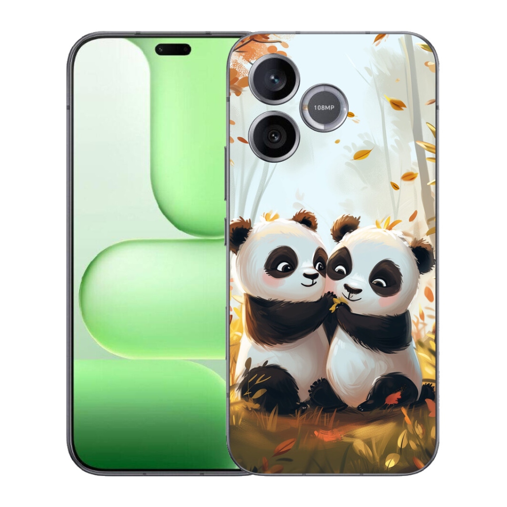 Gélový kryt mmCase na Honer 600 Lite - pandy