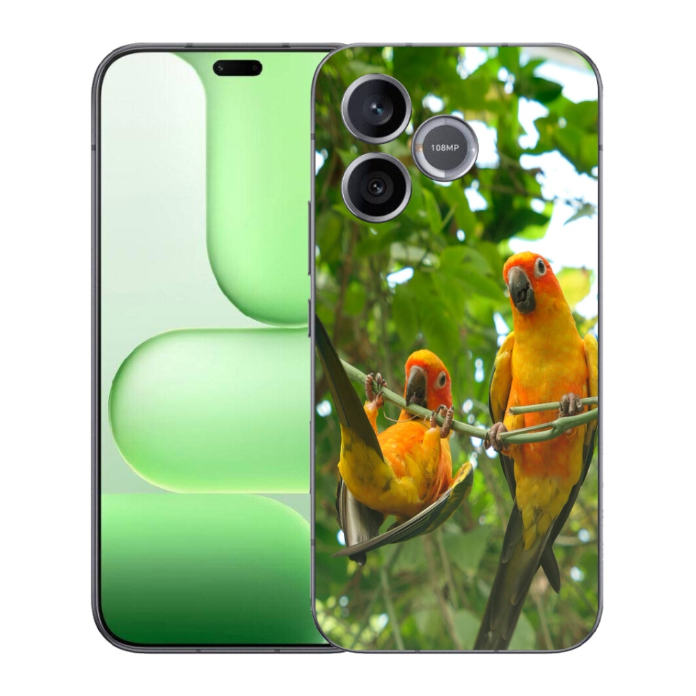 Gélový kryt mmCase na Honer 600 Lite - papagáje aratingy