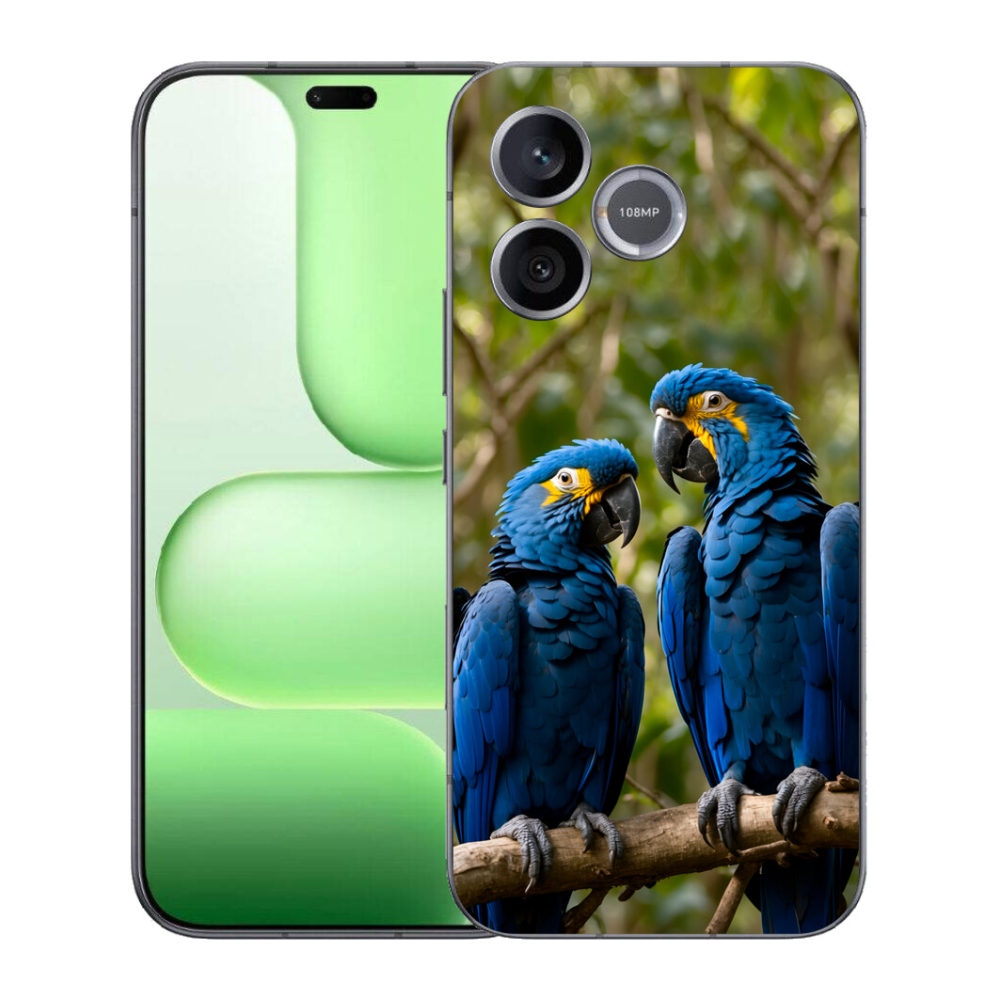 Gélový kryt mmCase na Honer 600 Lite - papagájové duo