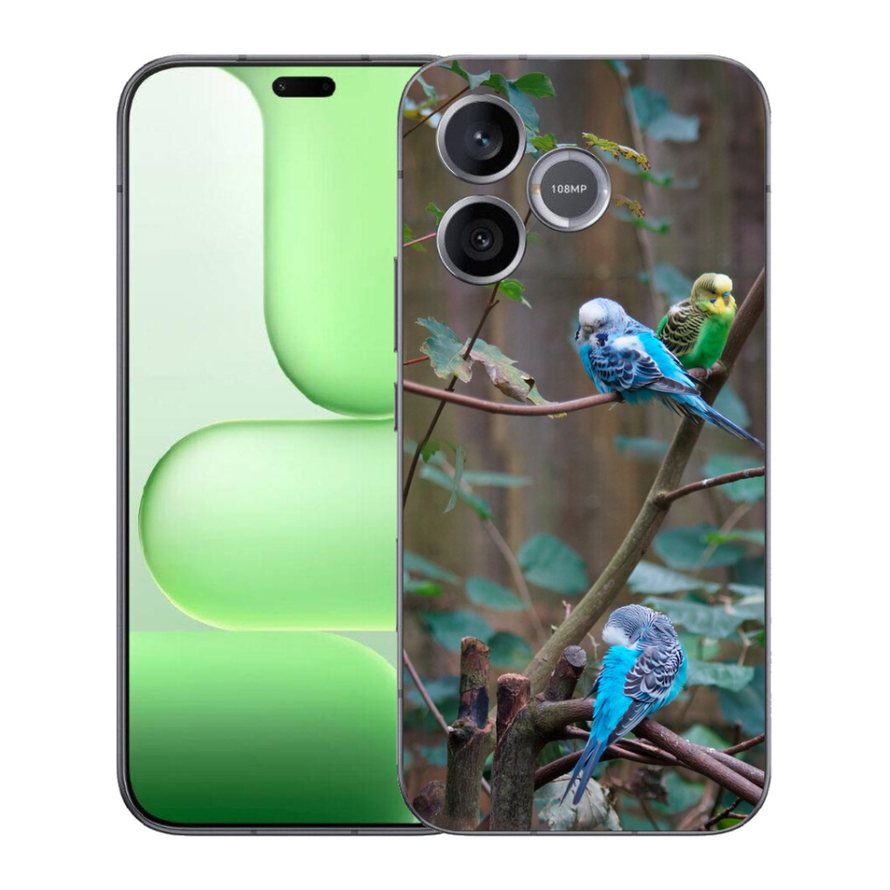 Gélový kryt mmCase na Honer 600 Lite - papagáje na vetve