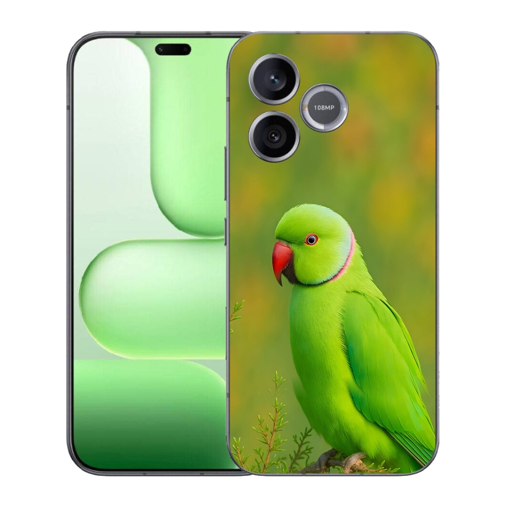 Gélový kryt mmCase na Honer 600 Lite - papagáj Alexandr 2