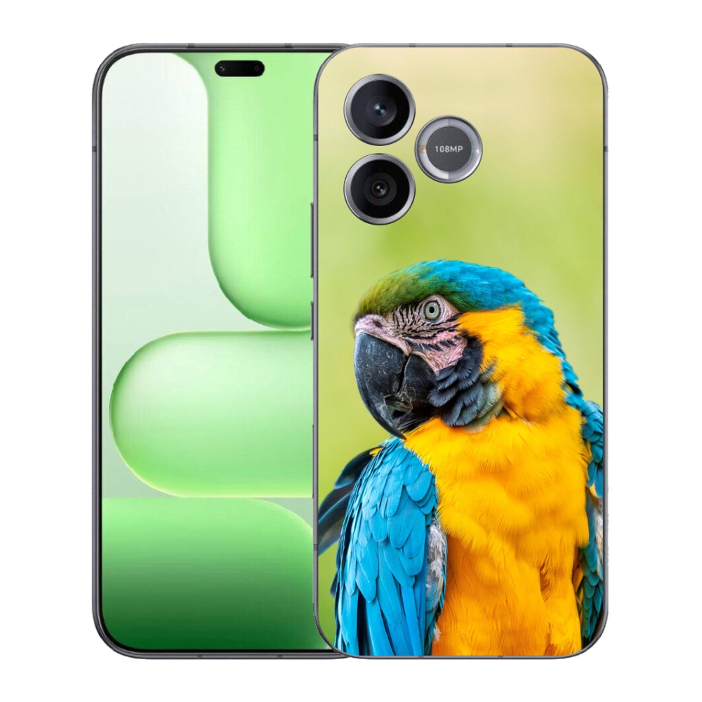 Gélový kryt mmCase na Honer 600 Lite - papagáj ara 2