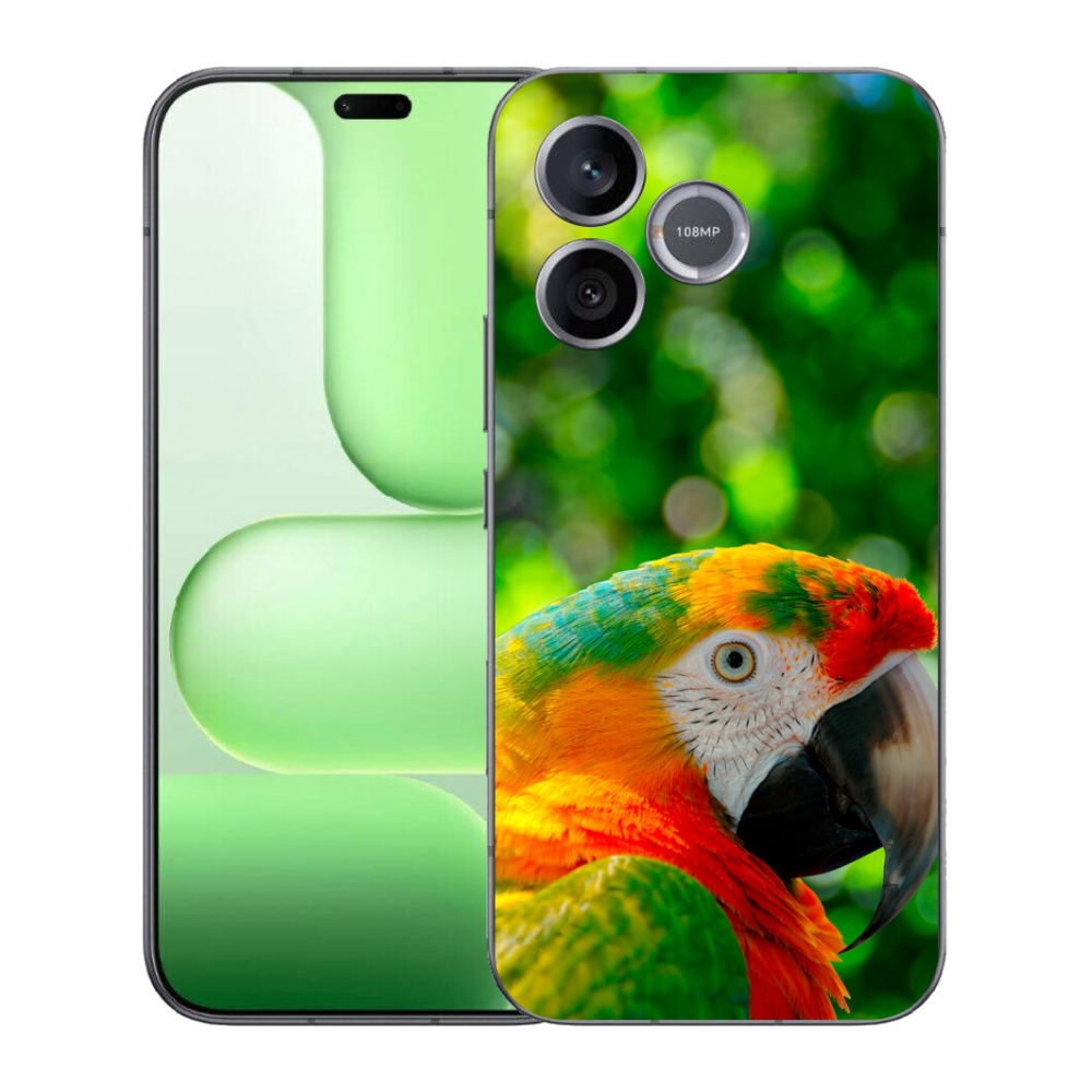 Gélový kryt mmCase na Honer 600 Lite - papagáj ara 3