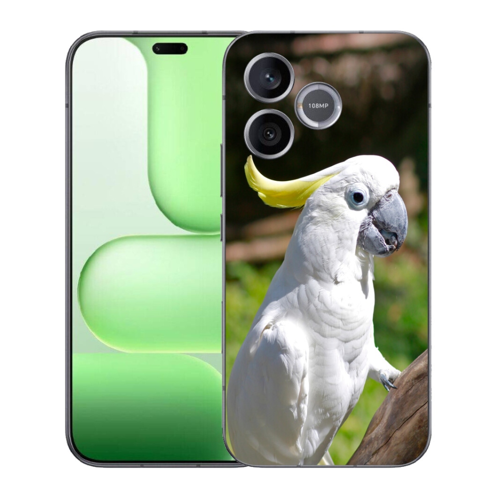 Gélový kryt mmCase na Honer 600 Lite - papagáj kakadu 2