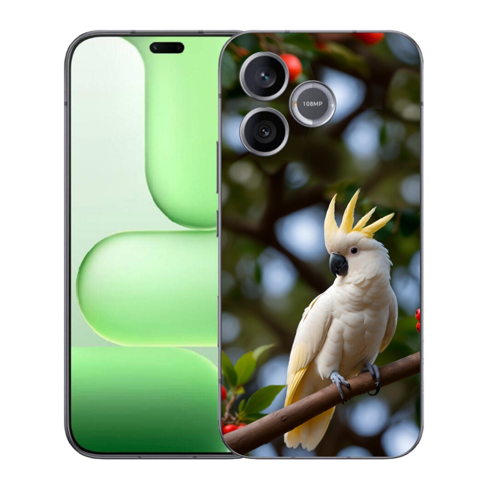 Gélový kryt mmCase na Honer 600 Lite - papagáj kakadu 3