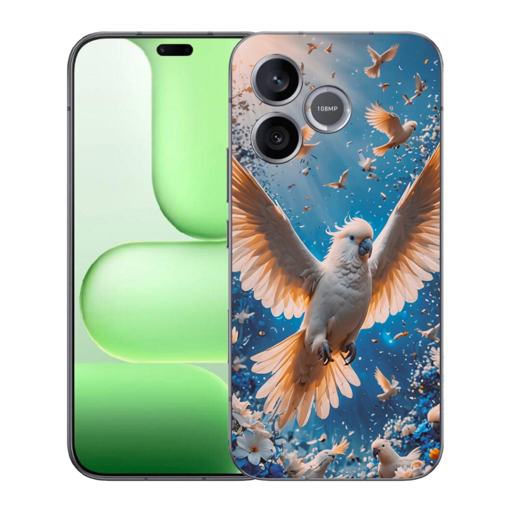 Gélový kryt mmCase na Honer 600 Lite - papagáj kakadu