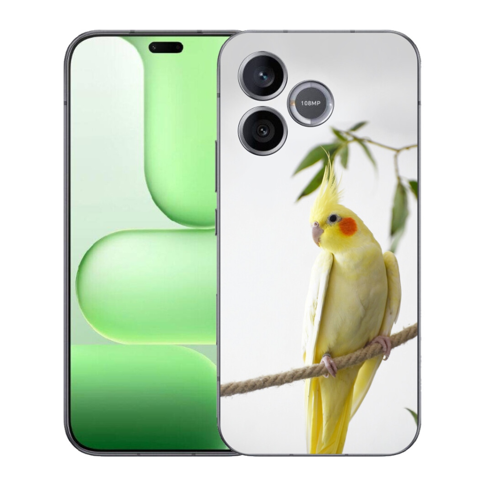 Gélový kryt mmCase na Honer 600 Lite - papagáj korela chocholatá