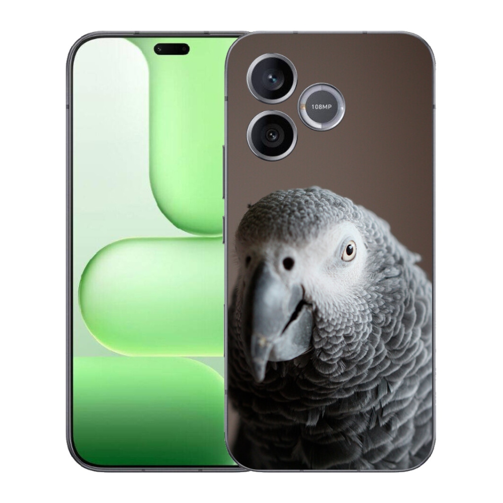 Gélový kryt mmCase na Honer 600 Lite - papagáj žako 2